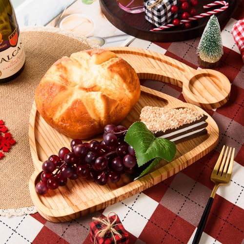 Wooden Christmas Tree Serving Tray Q251