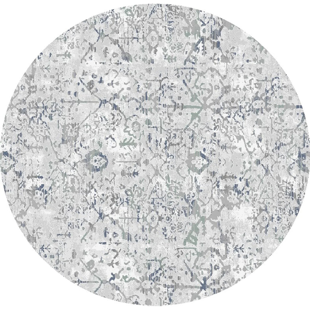 5'3" Round Multi Area Rug D530337