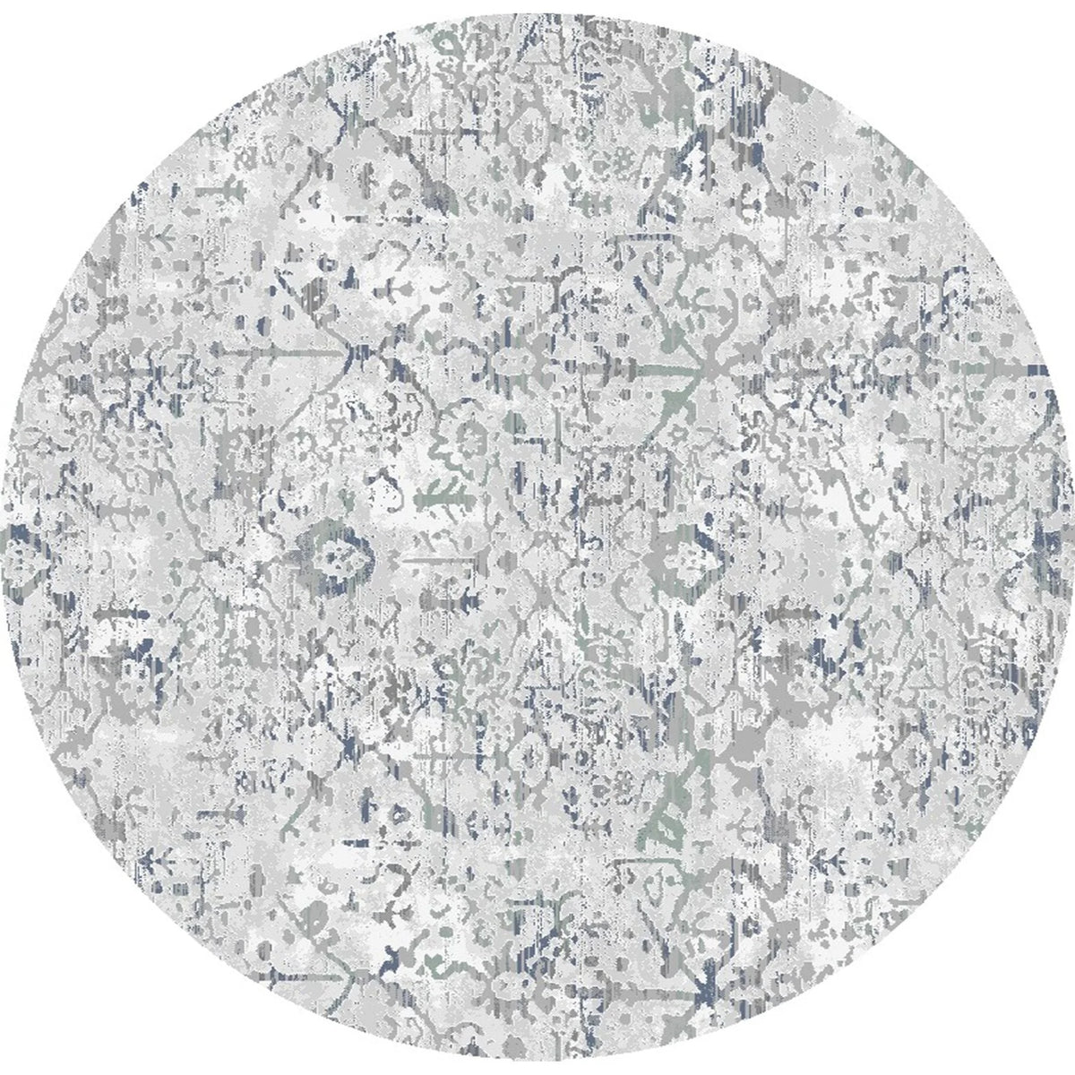 5'3" Round Multi Area Rug D530337