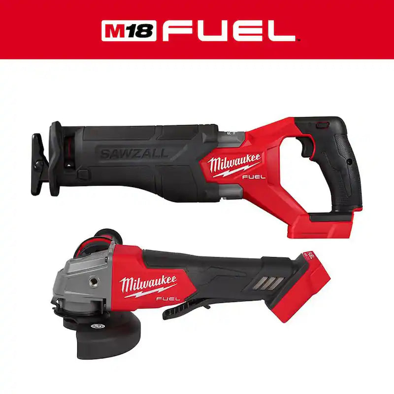 18V Lithium-Ion Brushless Cordless Reciprocating Saw and 4-1/2 in. Grinder O79394