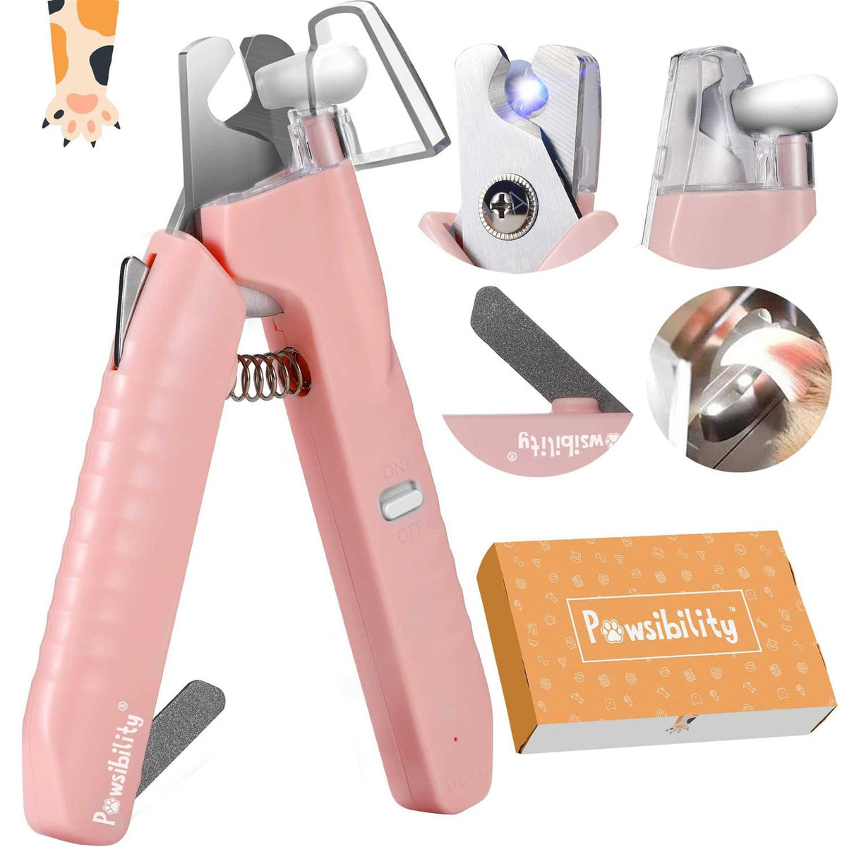 Pet Nail Clippers with LED Light A657720