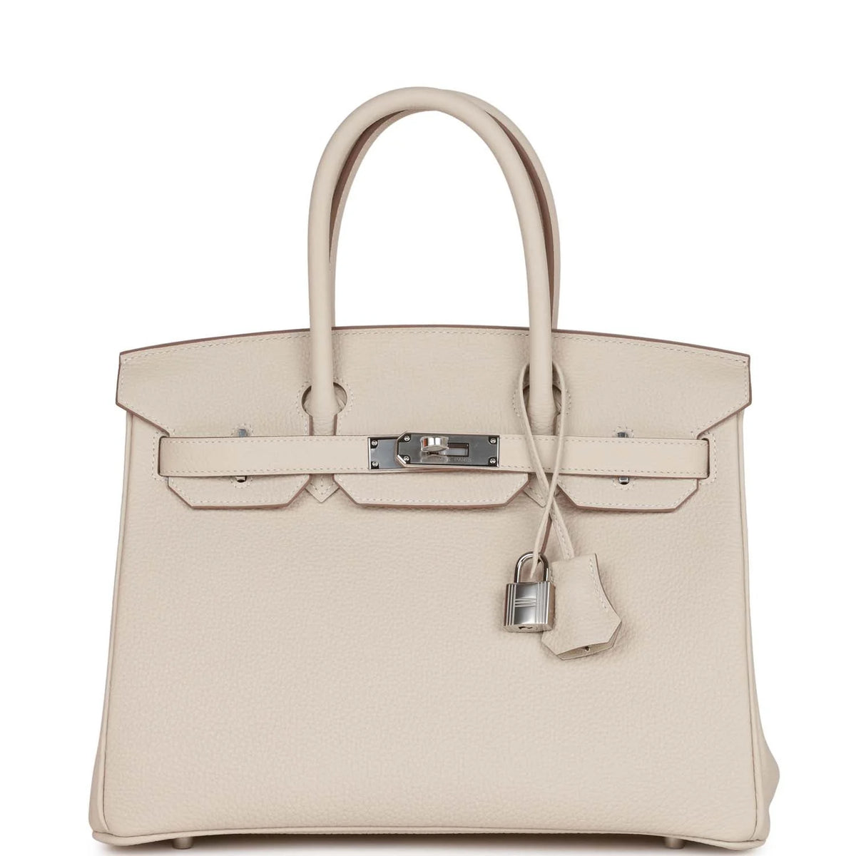 Birkin 30 Craie Togo Palladium Hardware B21326