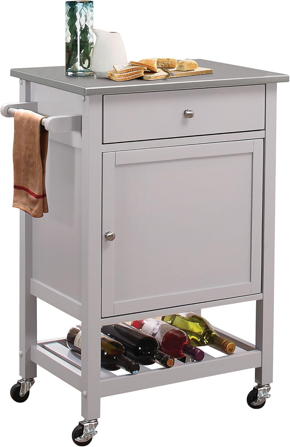 Kitchen Cart Stainless Steel E545