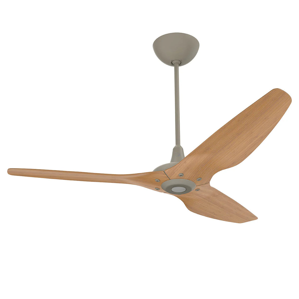 60 Ceiling Fan with Cocoa Bamboo Blades and Satin Nickel Finish T3605