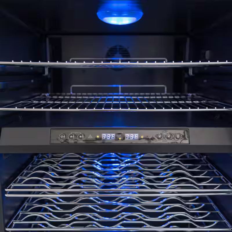 Dual Zone Wine Cooler in Stainless Steel K766