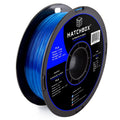 PLA 3D Printer Filament 1.75 mm 1 kg Spool Transparent Blue A878