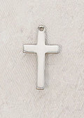 Medium Polished Sterling Silver Cross H6609