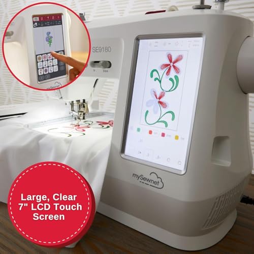 Sewing & Embroidery Machine with 250 Built-in Stitches O218516