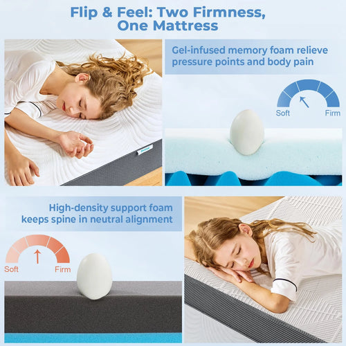 10 inch Queen Gel Memory Foam Mattress E264