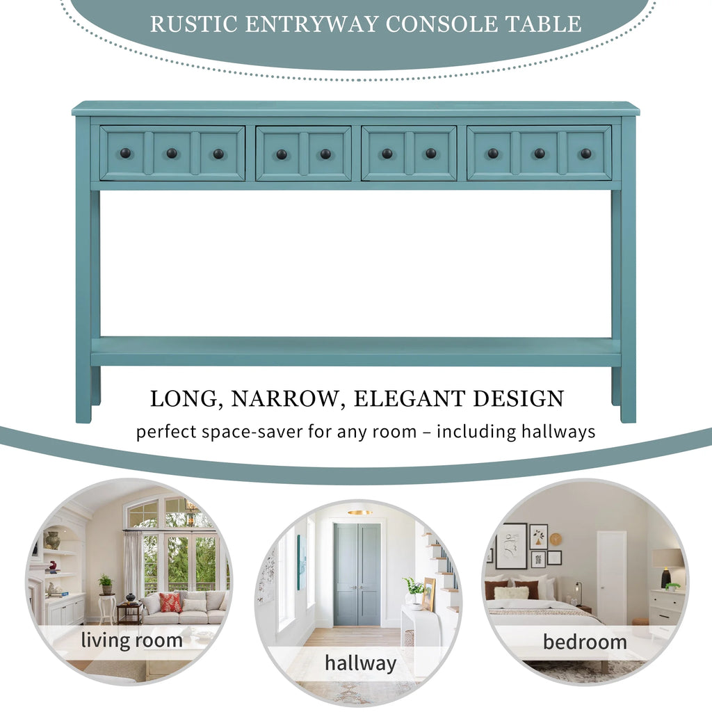 Rustic Entryway Console Table O3160