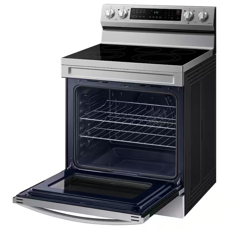 6.3 cu. ft. Convection Electric Range with AirFry in Stainless Steel A9391