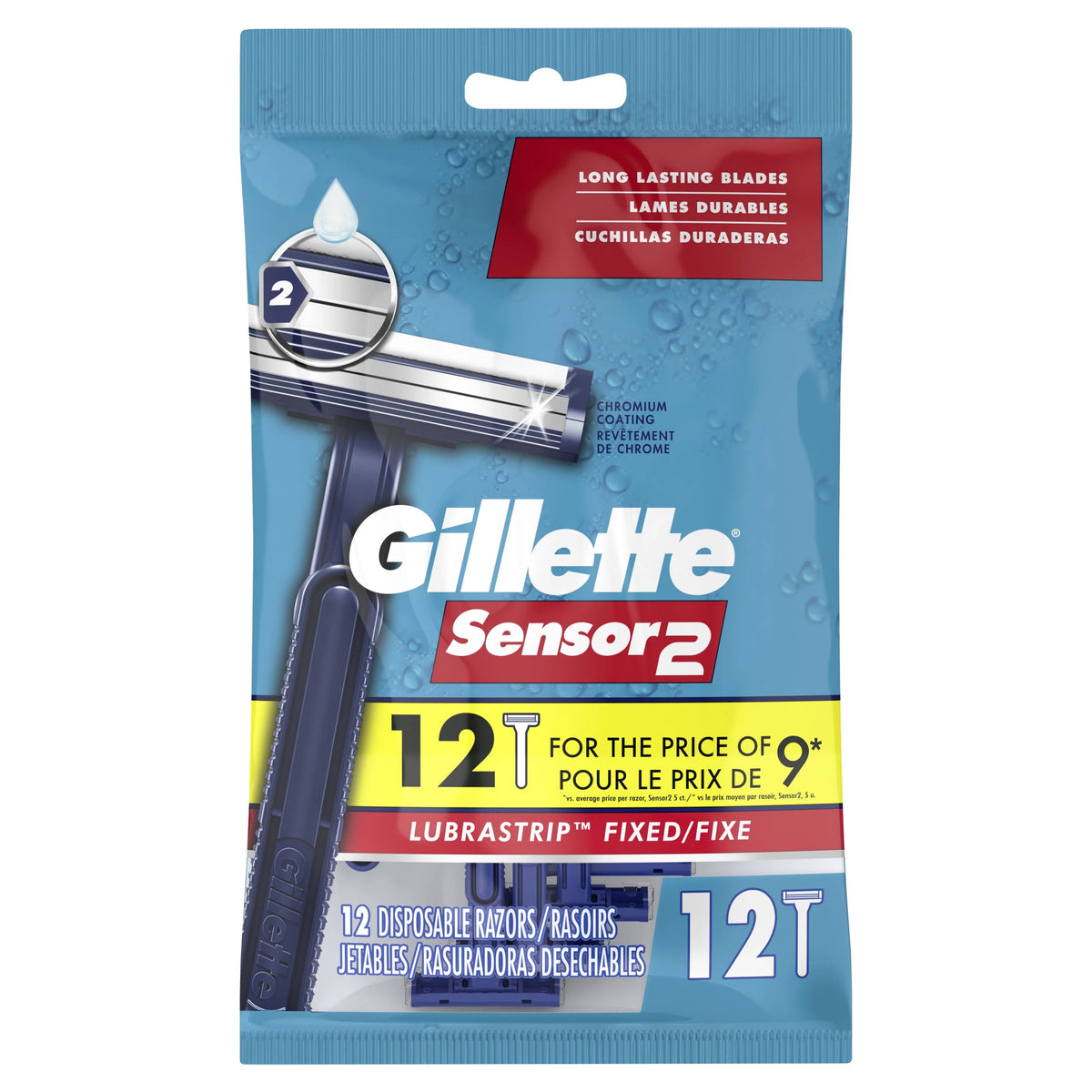Blue 12 Count Disposable Razors R703751