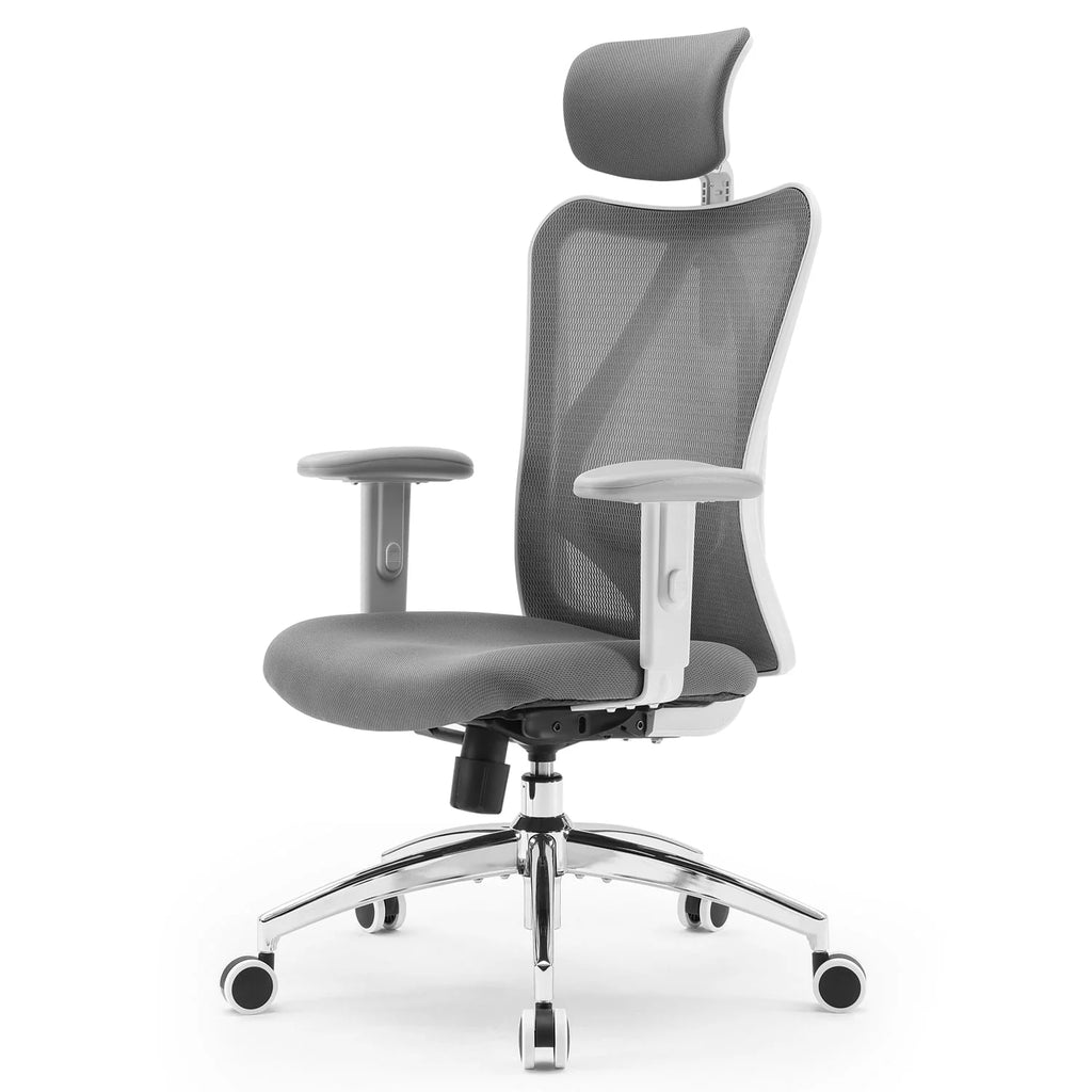 Black Ergonomic Mesh Office Chair with Lumbar Support W460981