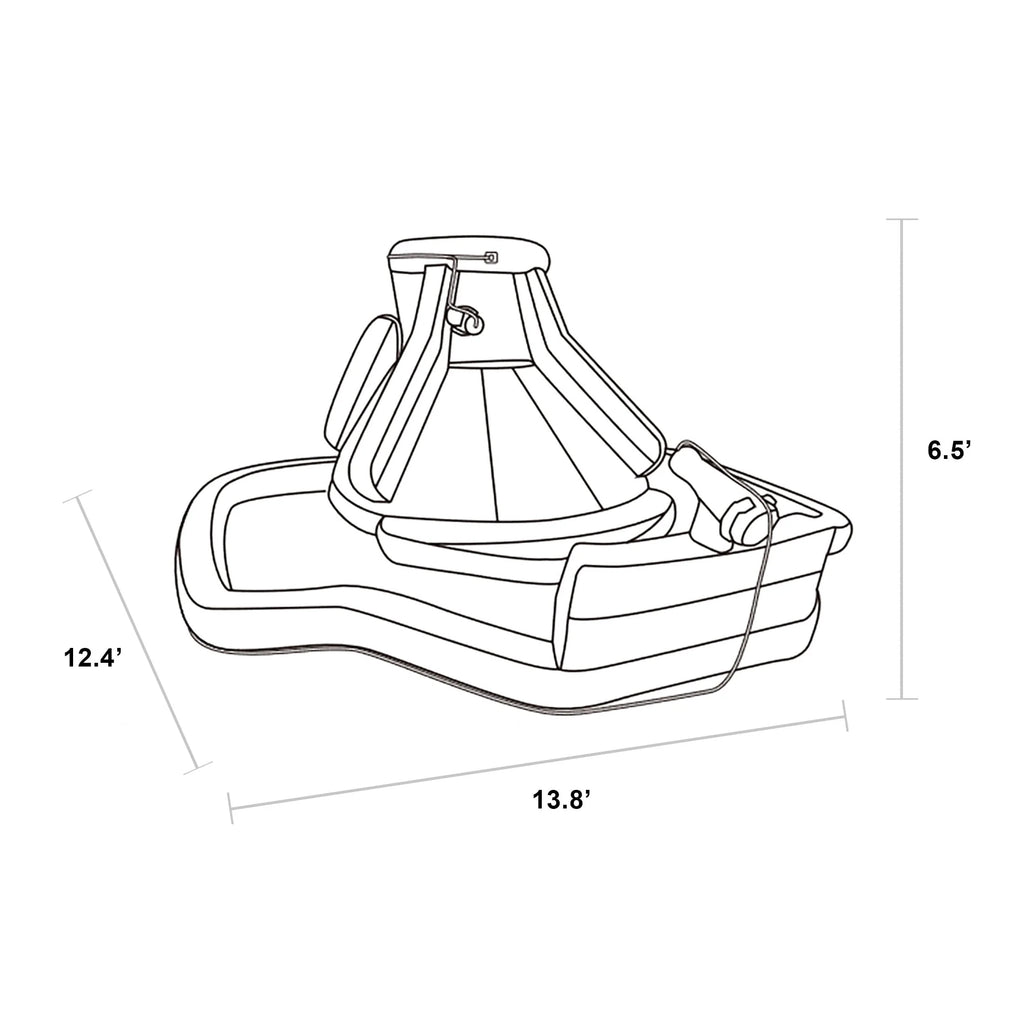 Inflatable Water Slide with Heavy Duty Blower L67781
