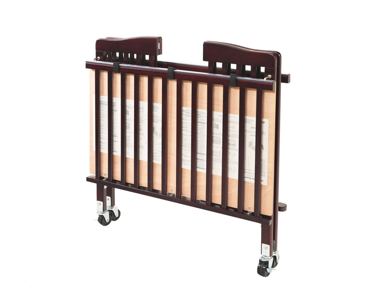 Foldable Wooden Crib with Caster S9200
