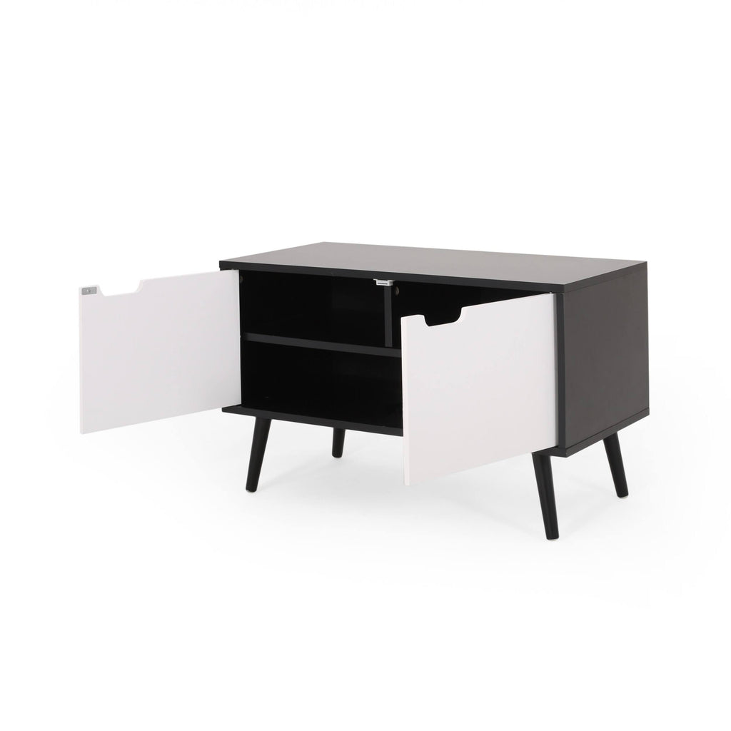 2 Door Cabinet Black/White H72692