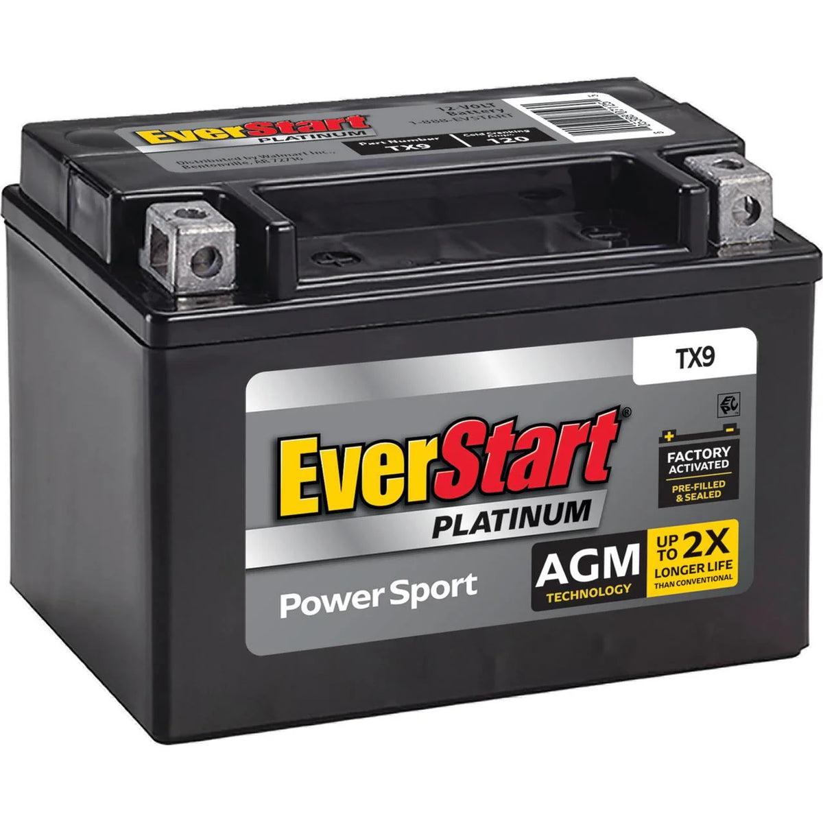 12 Volt 120 CCA Powersport Battery I38221