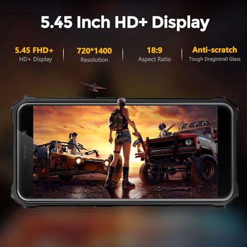 Rugged Unlocked Smartphone Dual Screen 10600mAh Battery 15+128GB Storage F41433