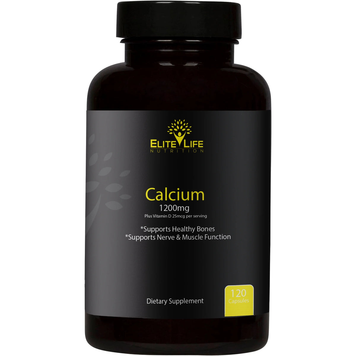 1200mg Calcium Carbonate with Vitamin D 180 Capsules N608