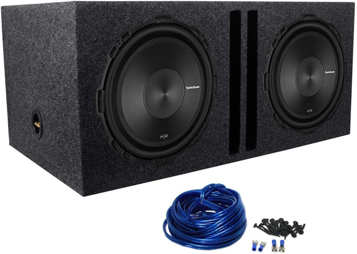 12 1600W Car Subwoofers with Dual Vented Sub Box Z8504