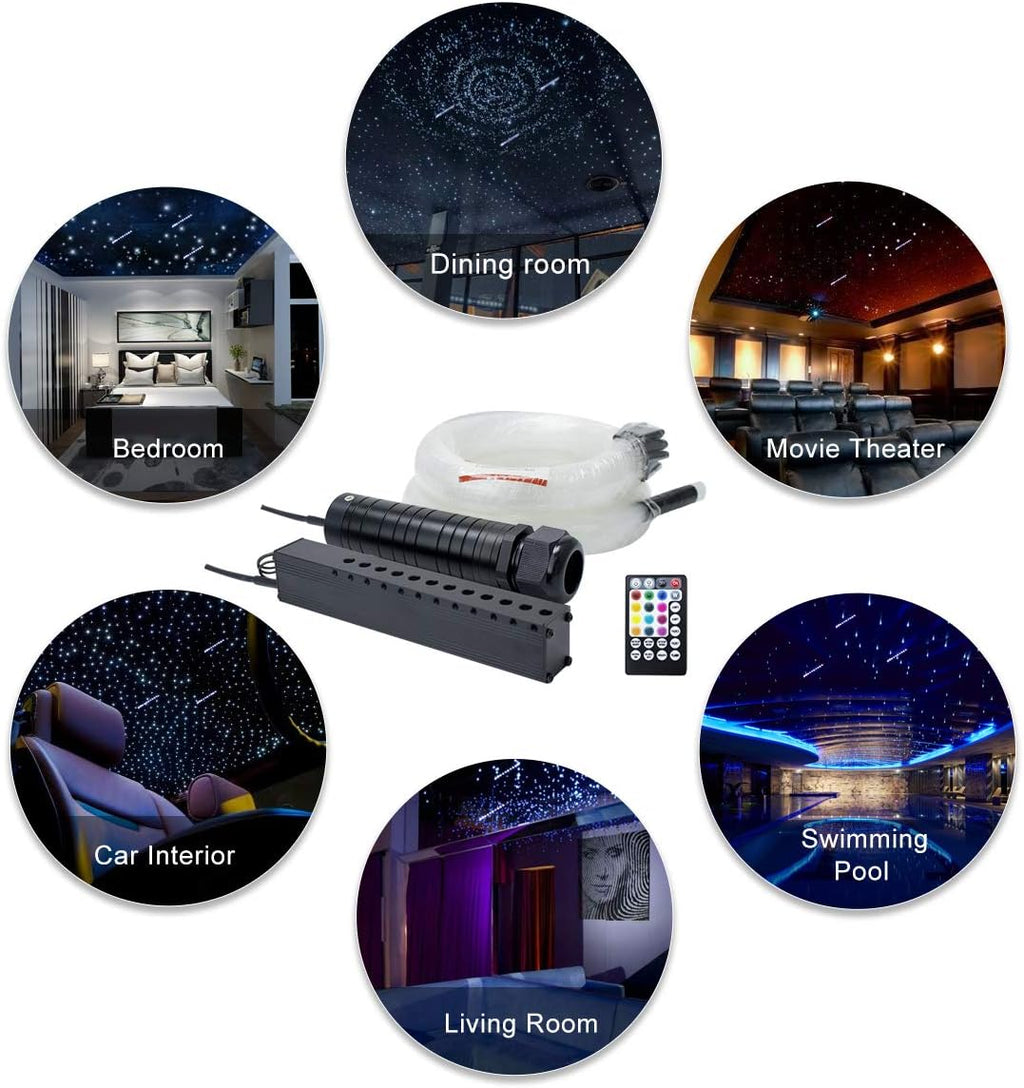 6W APP Control Fiber Optic Star Ceiling Light Kit I622075