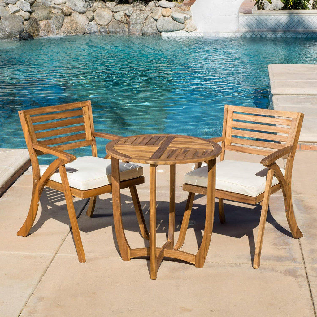 Acacia Wood 3 Pcs Bistro Set K955182
