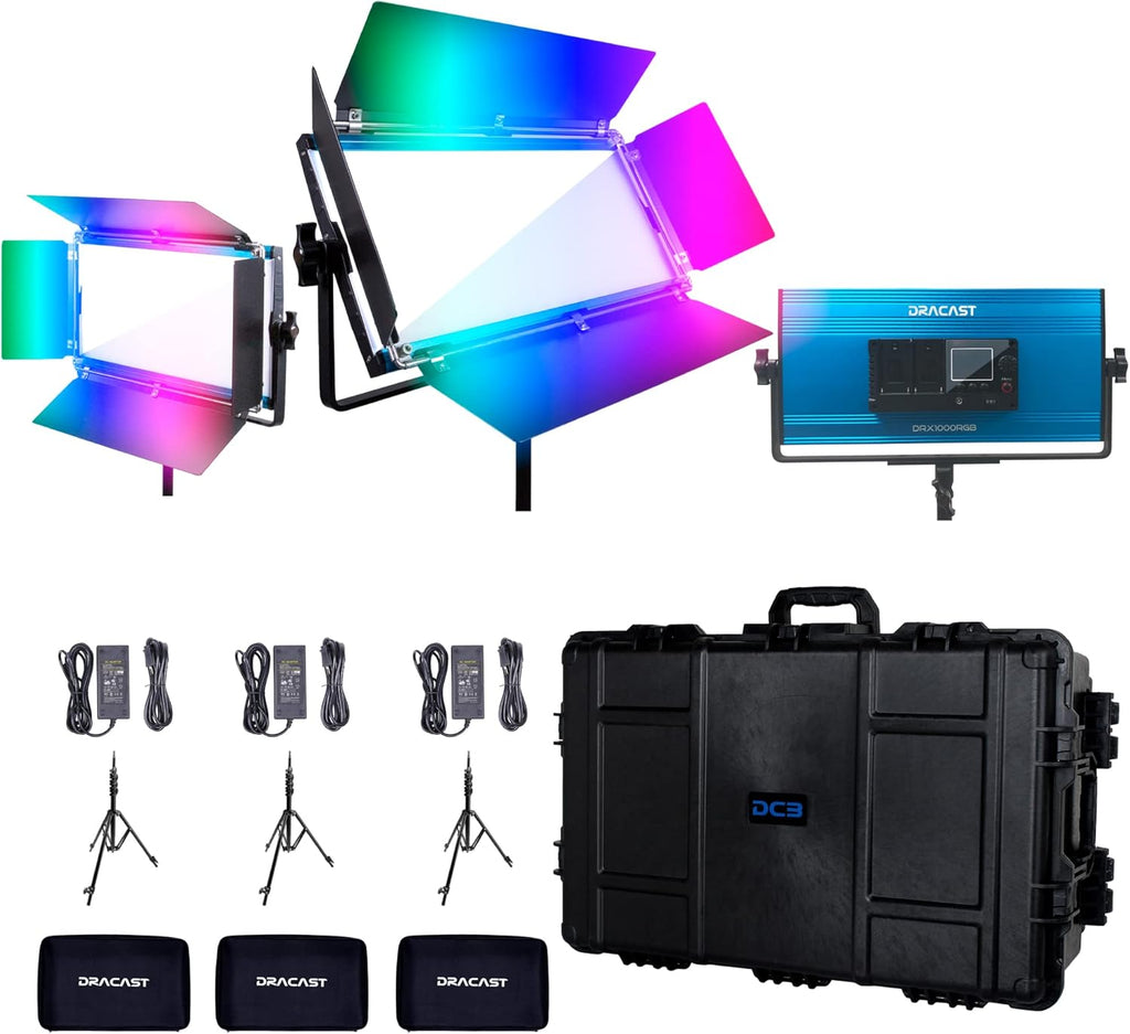 LED 3 Light Kit with Travel Case N5144