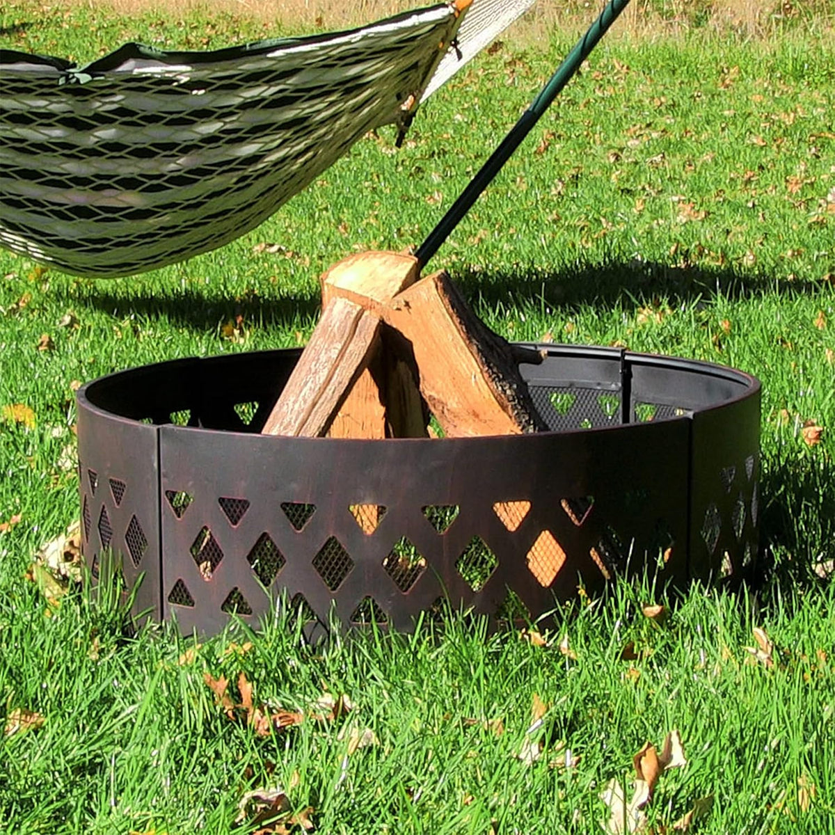 36 Inch Heavy Duty Metal Wood Burning Fire Pit K4666