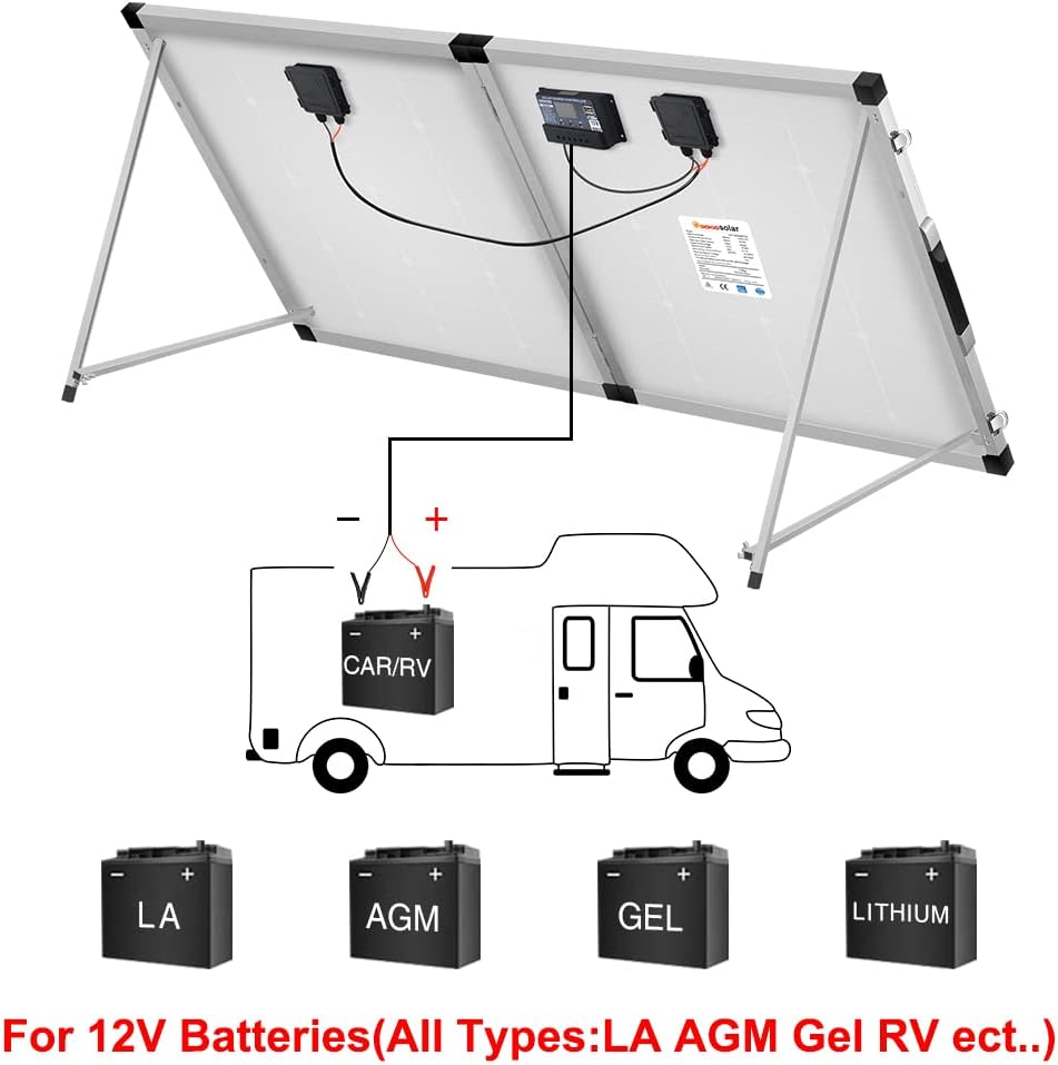 150W 12v Monocrystalline Portable Folding Solar Panel Q67181
