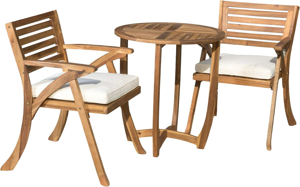 Acacia Wood 3 Pcs Bistro Set K955182