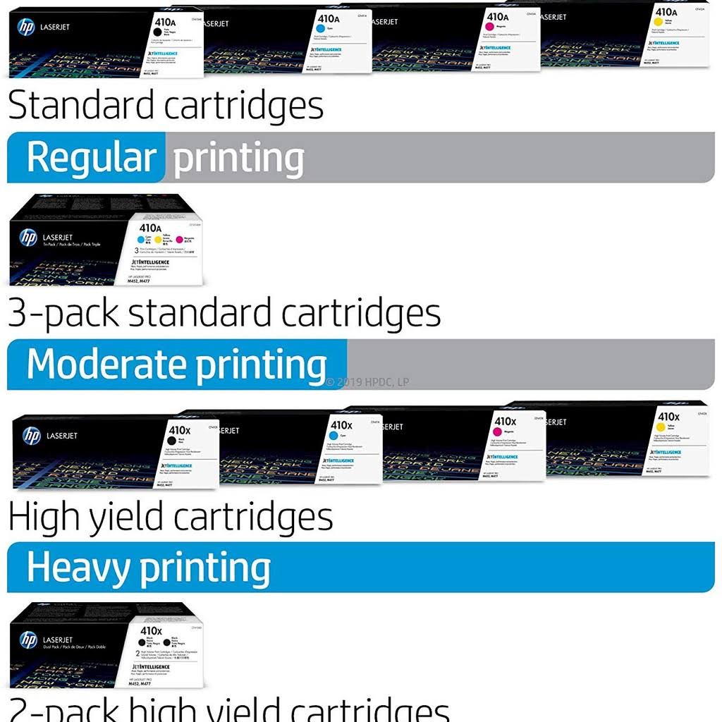 Cyan/Magenta/Yellow LaserJet Toner Cartridges J8427