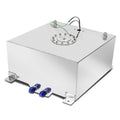 Aluminum Fuel Cell Gas Tank with Level Sender and Silver Cap L93765