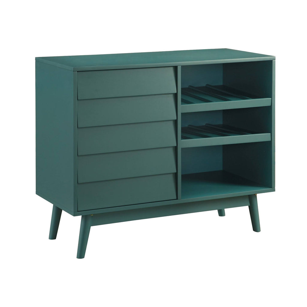 Dark Teal Bar Cabinet G641015