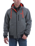 Black Hooded Jacket C10235