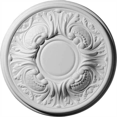 11 3/4 inch x 1 1/4 inch Hand-Painted Ceiling Medallion N386455