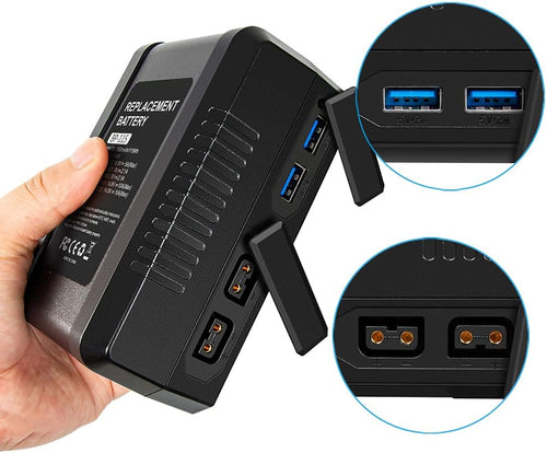115Wh 7800mAh V Mount Battery with Dual D-Tap & USB Port H56493