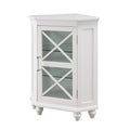 White Corner Floor Cabinet P131351