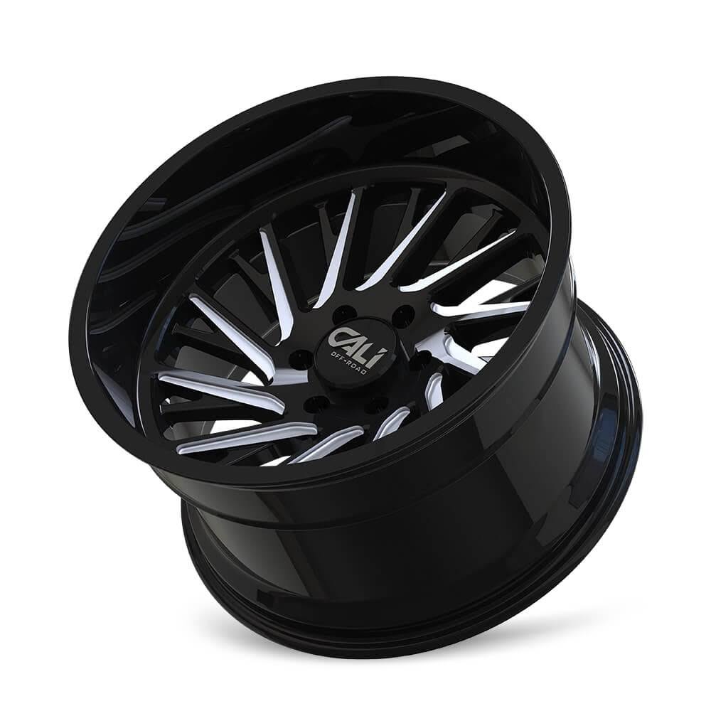 Gloss Black Milled 20x10 Wheel F22382