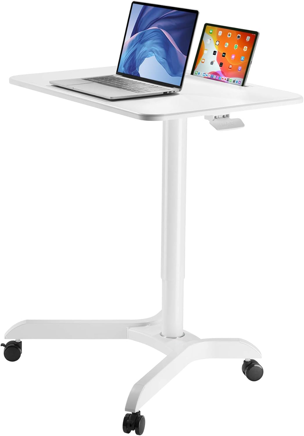 Pneumatic Laptop Standing Desk Cart G648