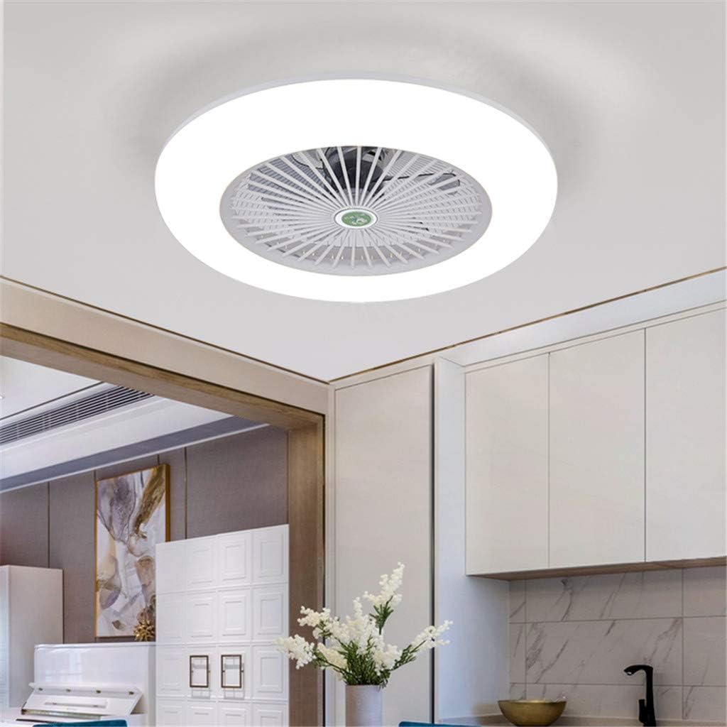White 22 In Enclosed Ceiling Fan With Lights J761
