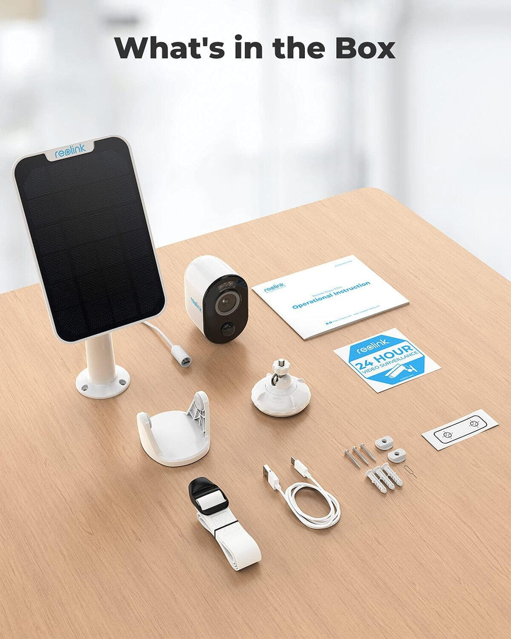 Wireless Outdoor Security Camera with Solar Panel G97175