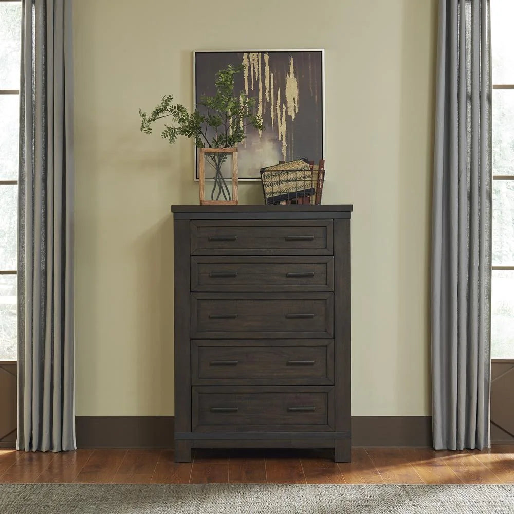 Dark Gray 5 Drawer Chest C827