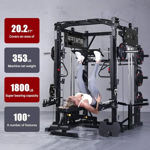 Smith Machine with Jammer Arms & Leg Press Q6907