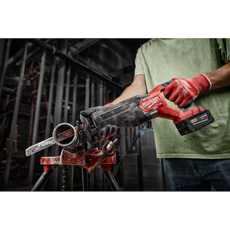 18V Lithium-Ion Brushless Cordless Reciprocating Saw and 4-1/2 in. Grinder O79394