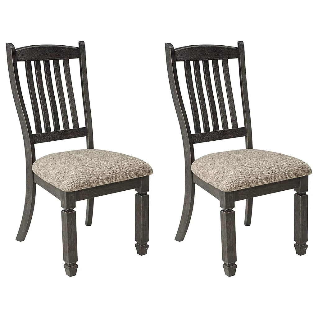 Upholstered Dining Chair, 2 Count, Antique Black I531914