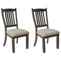 Upholstered Dining Chair, 2 Count, Antique Black I531914