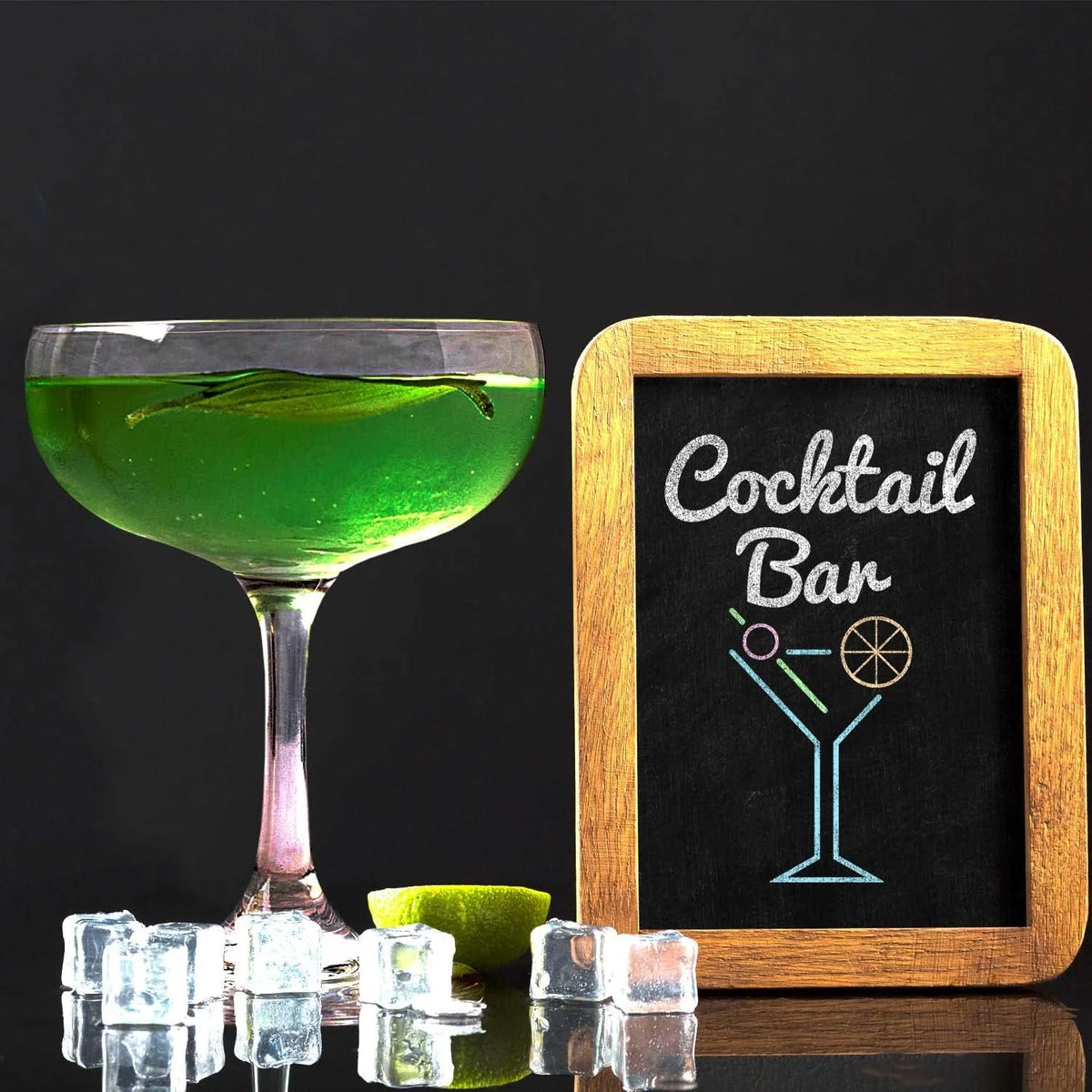 Coupe Cocktail Glasses Set of 2 8oz Crystal Glassware X979800