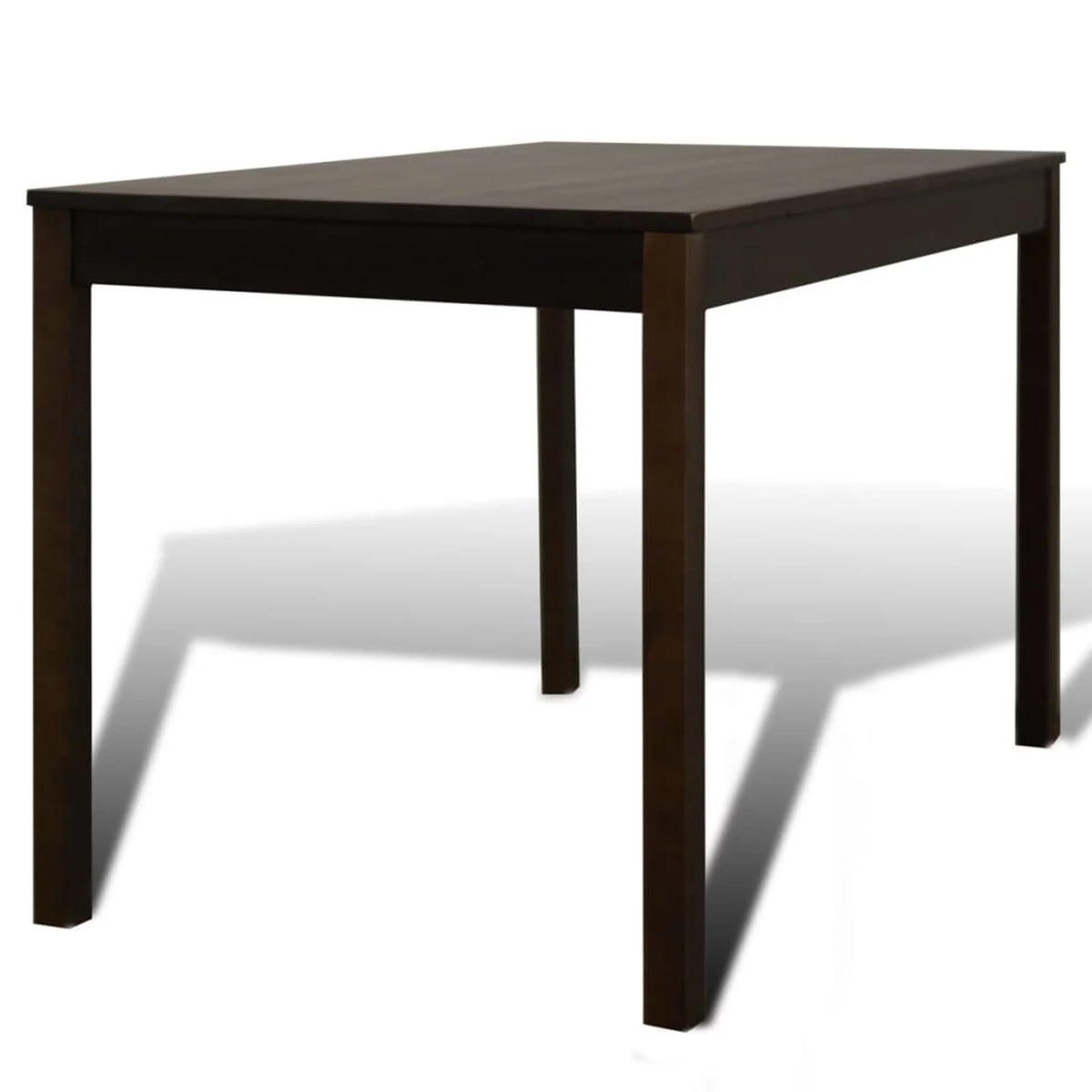 5 Piece Wooden Dining Set with 4 Chairs U833446