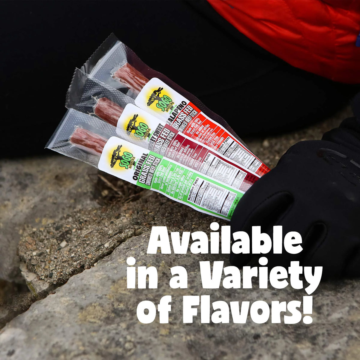 Garlic Beef Sticks 1-oz 48 Cnt T85655
