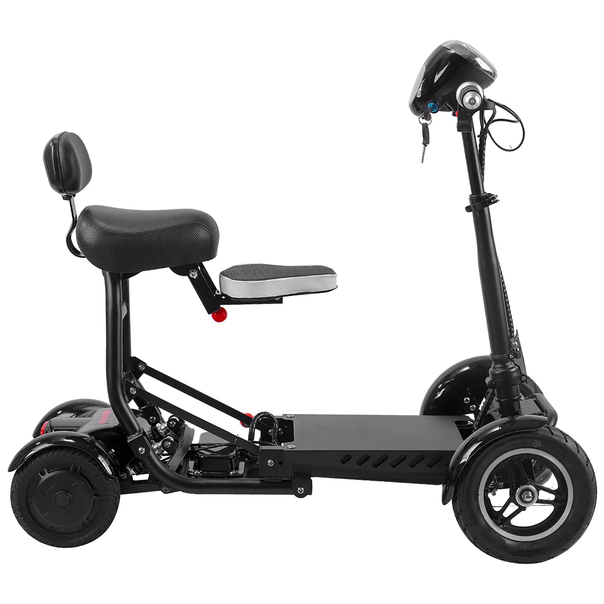 4 Wheels Motorized Electric Scooter with Extended Big Seat O37953